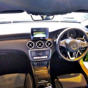 New  Mercedes A Class steering