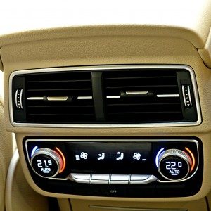 New Audi Q second row climate control