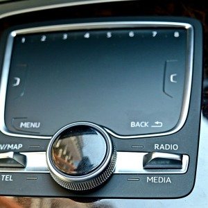 New Audi Q touch pad