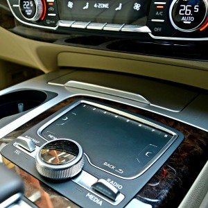New Audi Q touch pad