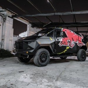 Red Bull Armoured Party Truck