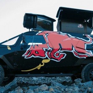 Red Bull Armoured Party Truck