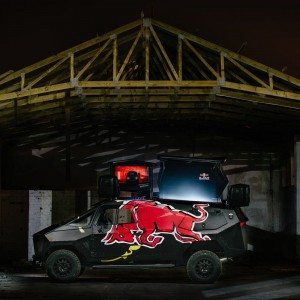 Red Bull Armoured Party Truck