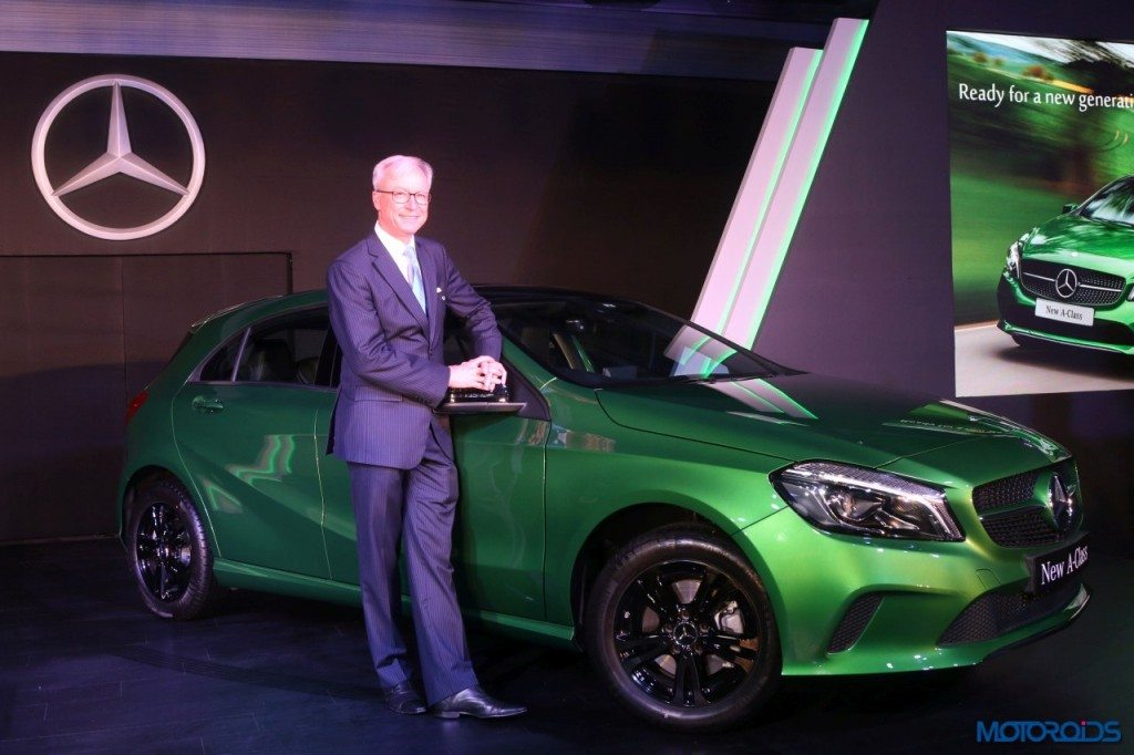 Roland Folger, MD, CEO, Mercedes-Benz India new A-Class (1)