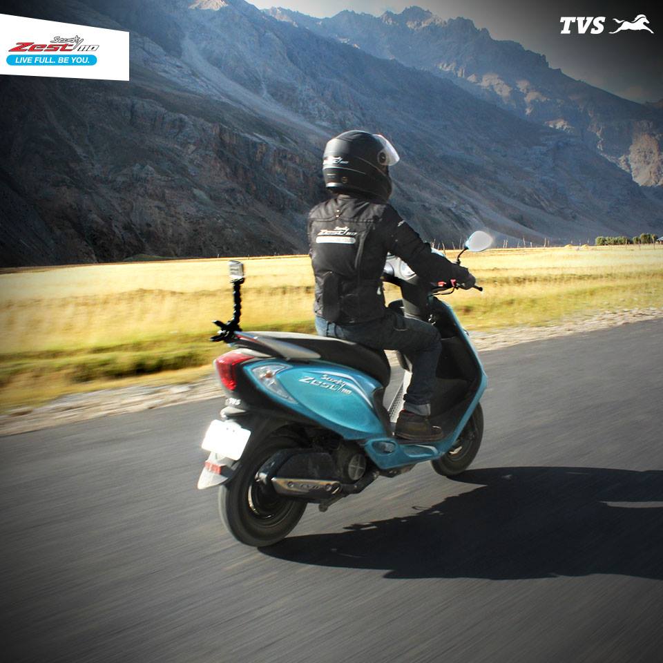 TVS Scooty 110 Himalayas Khardung La (1)