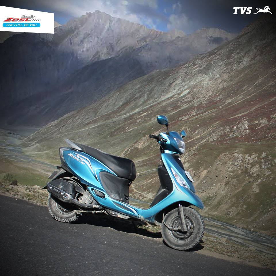 TVS Scooty 110 Himalayas Khardung La (8)