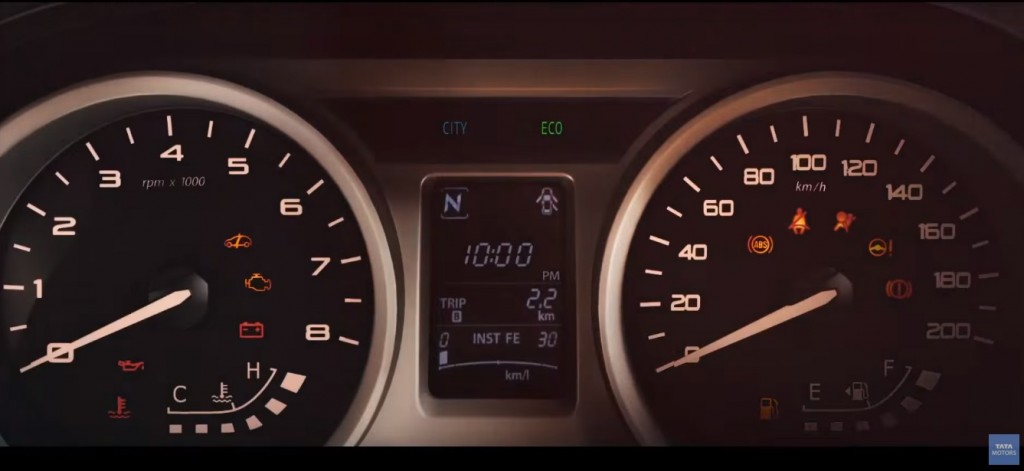 Tata Zica Instrument Cluster