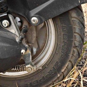 Yamaha Fascino rear tyre