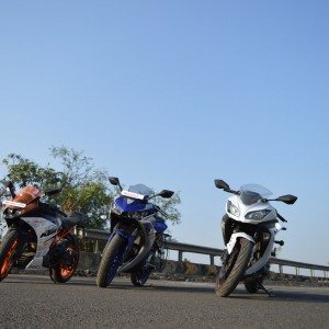 Yamaha R vs RC vs Ninja  Shootout