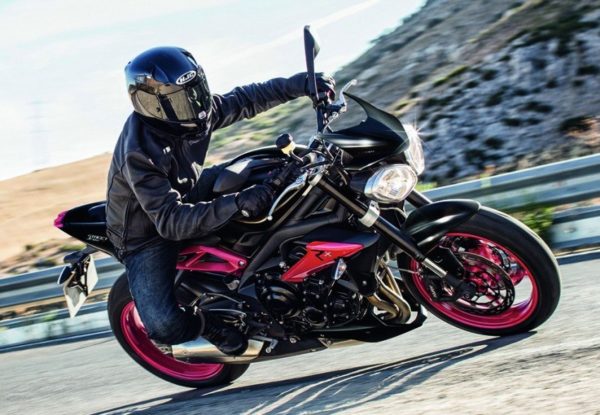 Triumph Street Triple Rx Black