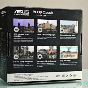 Asus RECO Classic dash cam box