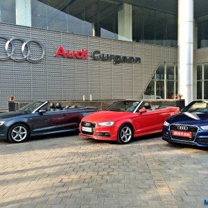 Audi Gurgaon A  TFSI cabriolet drive