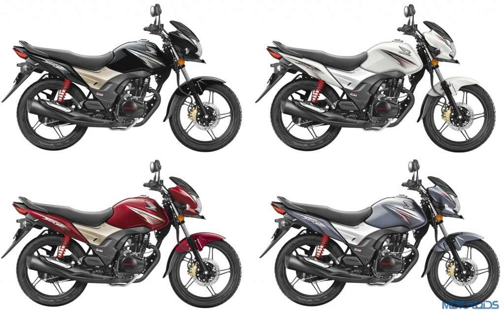 Honda CB Shine SP Colour options