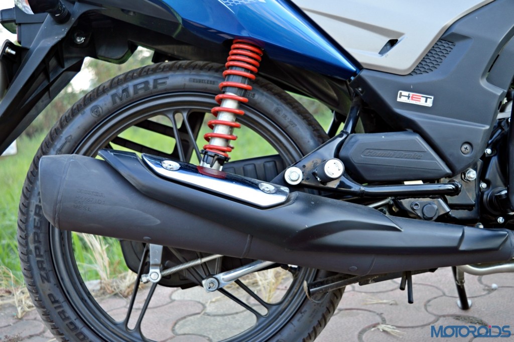 Honda CB Shine SP rear profile