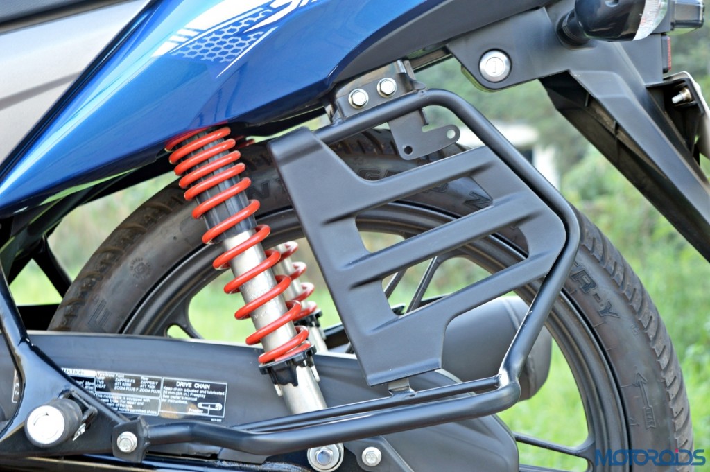 Honda CB Shine SP redesigned saree guard