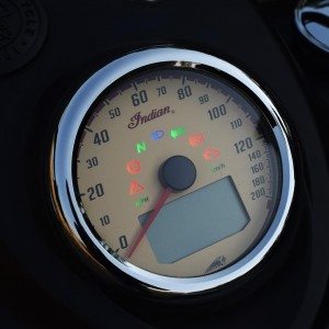 Indian Dark Horse speedometer