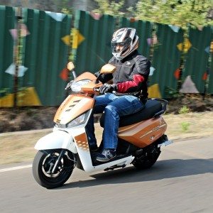 Mahindra Gusto  Review Action Shots