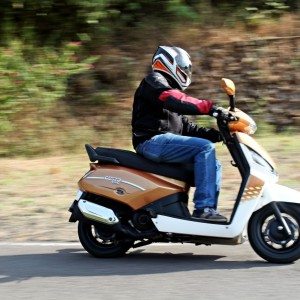 Mahindra Gusto  Review Action Shots