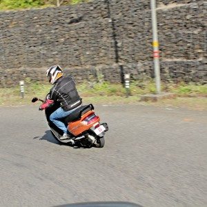 Mahindra Gusto  Review Action Shots