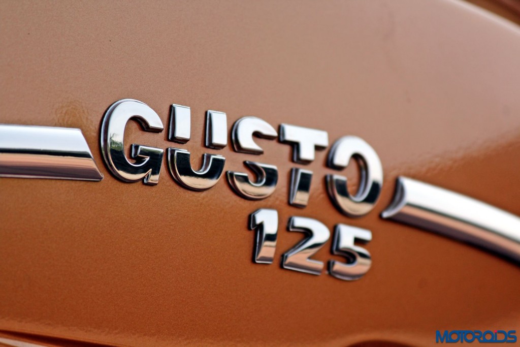 Mahindra Gusto 125 Review - Details - Chrome Badge (1)
