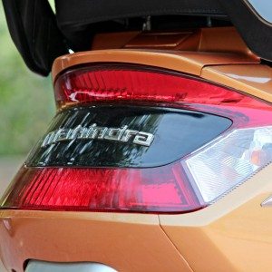 Mahindra Gusto  Review Details Tail Light