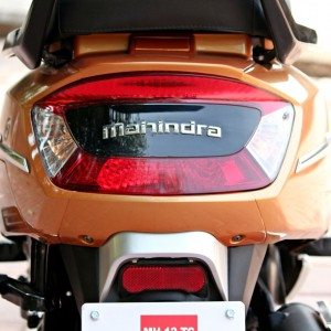 Mahindra Gusto  Review Details Tail Light