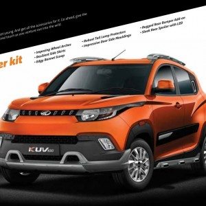 Mahindra KUV  accessories explorer kit