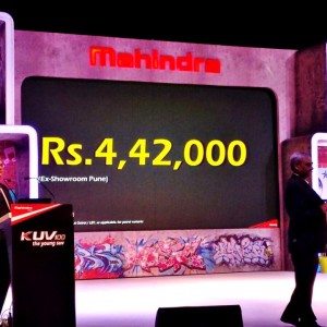 Mahindra KUV  launch images