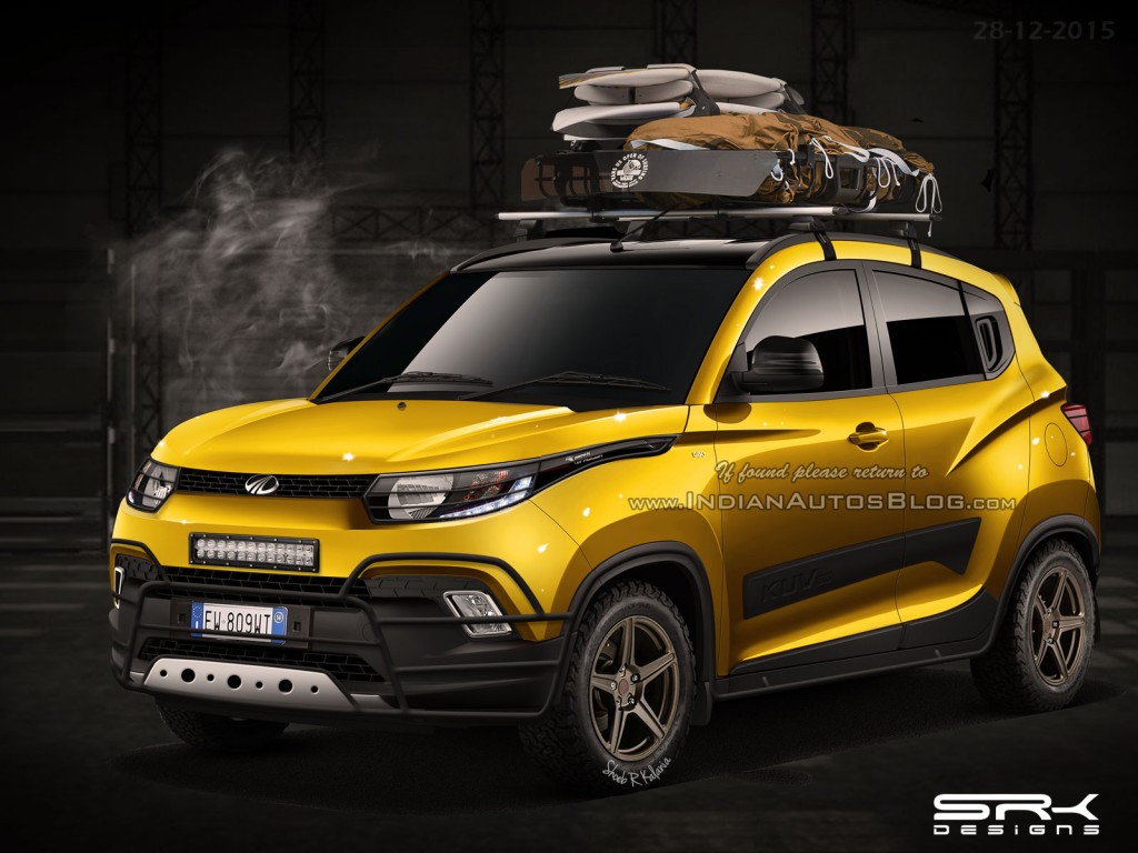 Mahindra KUV100 digitally outfitted for the wilderness Motoroids