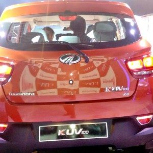 Mahindra KUV rear