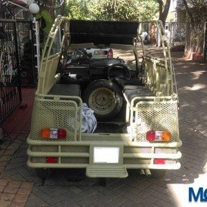 Maruti Gypsy  rear profile