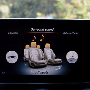 Mercedes AMG C  S Burmester sound system