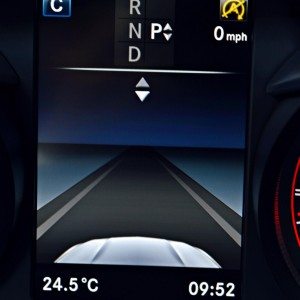 Mercedes AMG C  S Driver information display