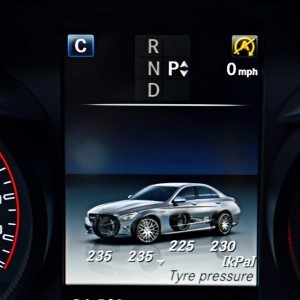 Mercedes AMG C  S Driver information display