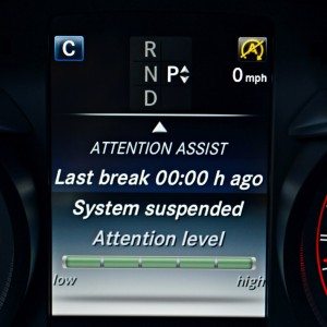 Mercedes AMG C  S Driver information display