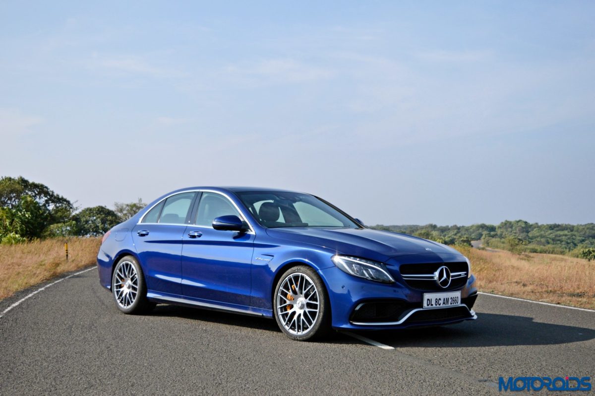 Mercedes AMG C  S Front right quarter profile