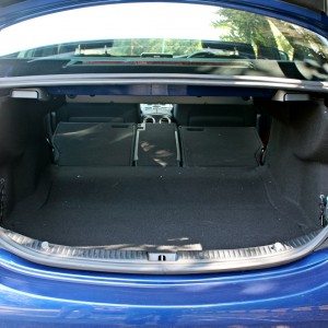 Mercedes AMG C  S boot space and split seats