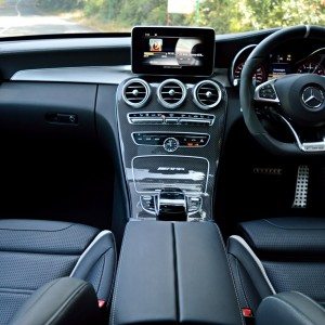 Mercedes AMG C  S cabin view