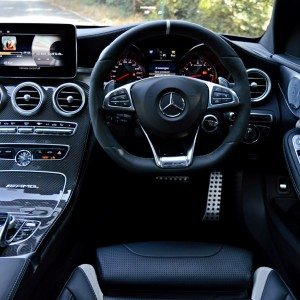 Mercedes AMG C  S cabin view