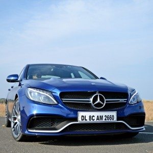 Mercedes AMG C  S front head on