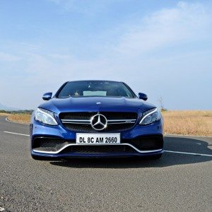 Mercedes AMG C  S front head on