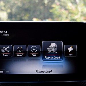 Mercedes AMG C  S infotainment screens