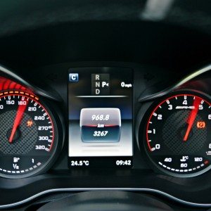 Mercedes AMG C  S instrument cluster