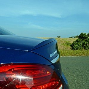 Mercedes AMG C  S integrated spoiler