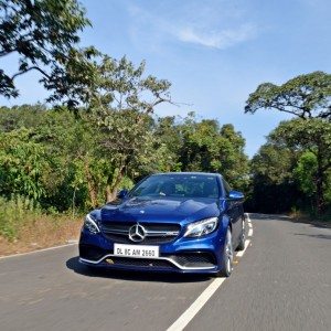 Mercedes AMG C  S motion shots