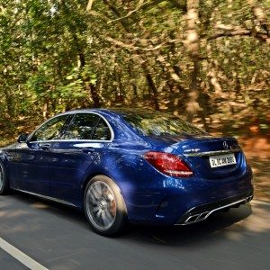 Mercedes AMG C  S motion shots