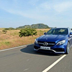 Mercedes AMG C  S motion shots