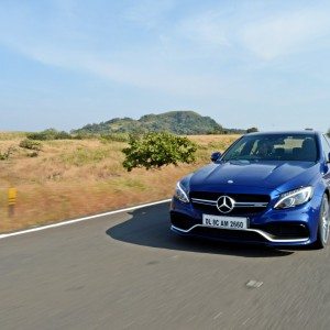 Mercedes AMG C  S motion shots