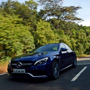 Mercedes AMG C  S motion shots