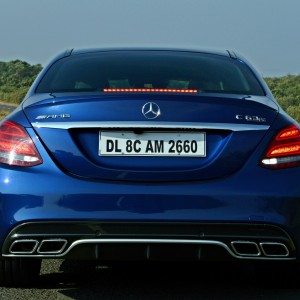 Mercedes AMG C  S rear head on